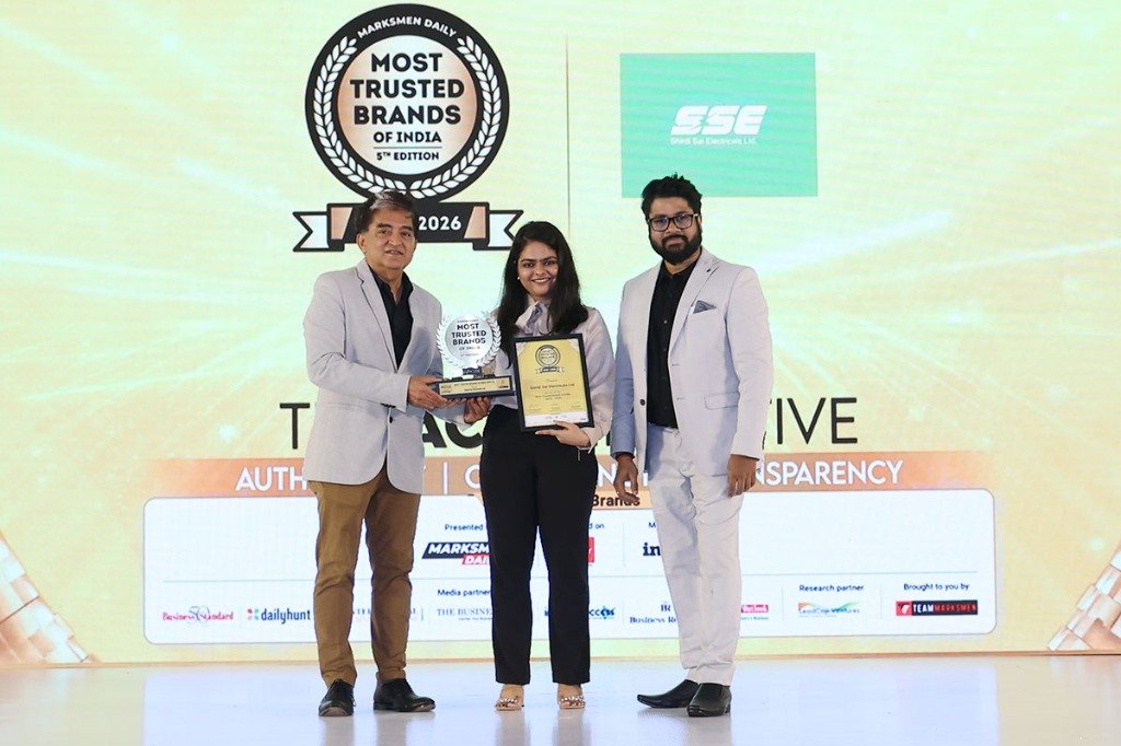 Most Trusted Brand of India 2025-2026 by Team Marksmen Stage Photo