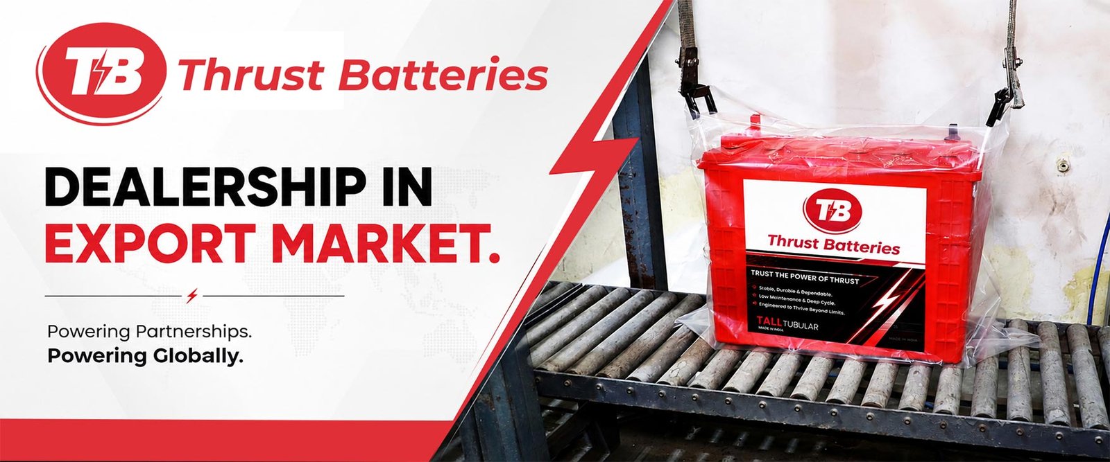 Become a Thrust Batteries Distributor